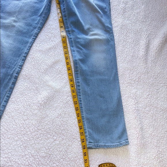 Levi's Blue Straight Leg Jeans Classic Comfort - Picture 5 of 14